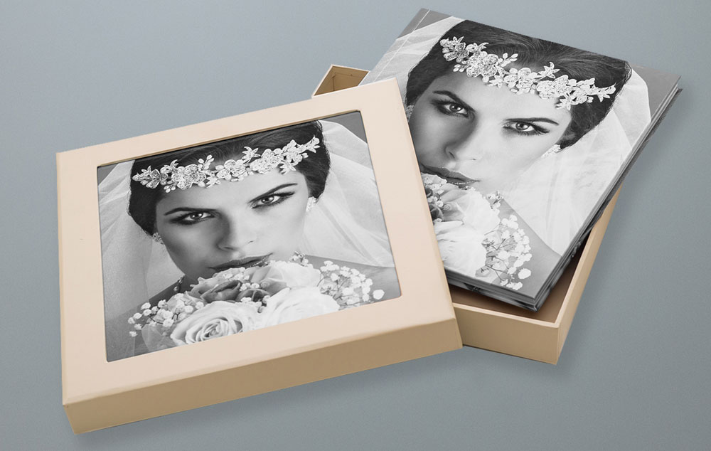 Fotobuch Box mit Fotocover – Hochzeitsfotograf in München