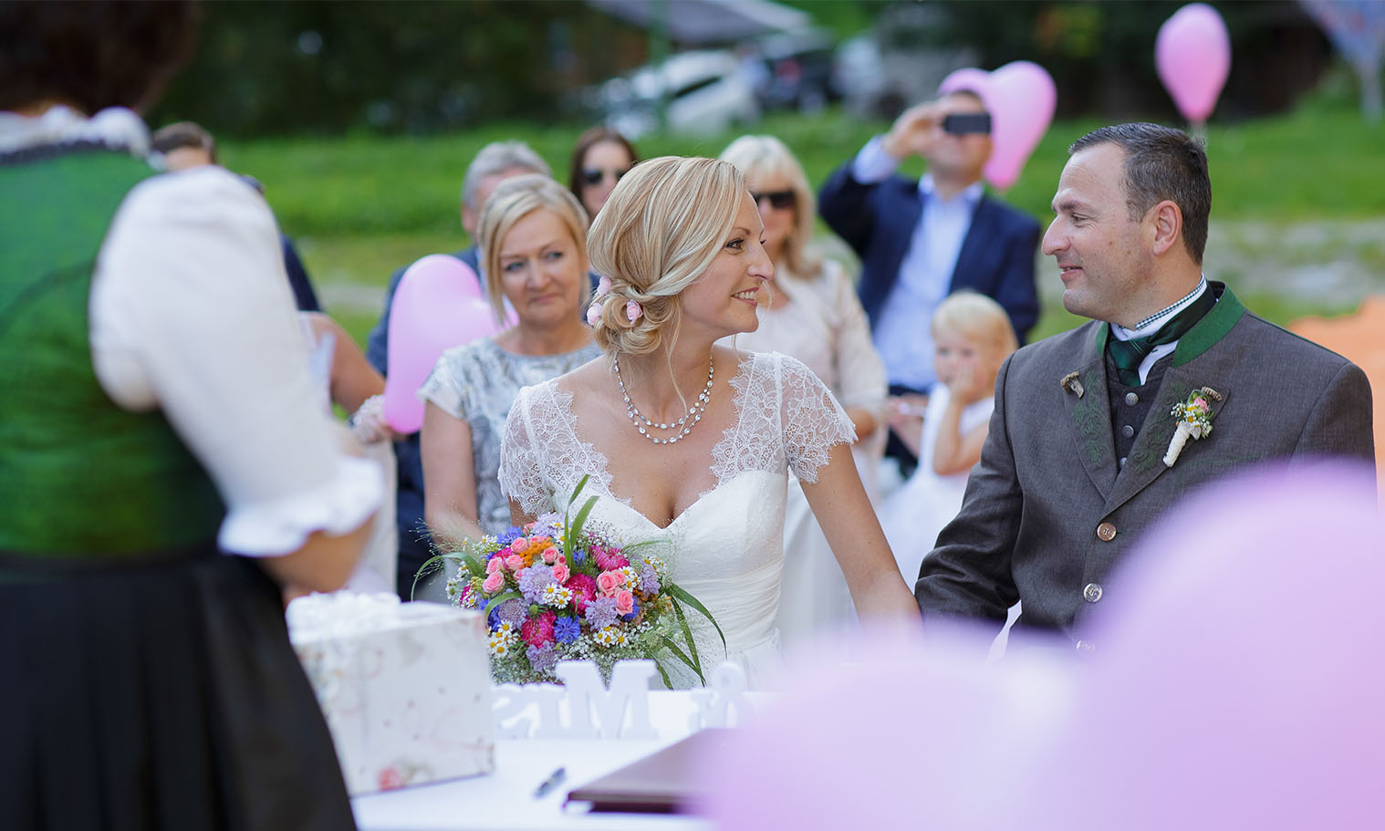 Hochzeitsfotografie mit Bergliebe in Oberbayern